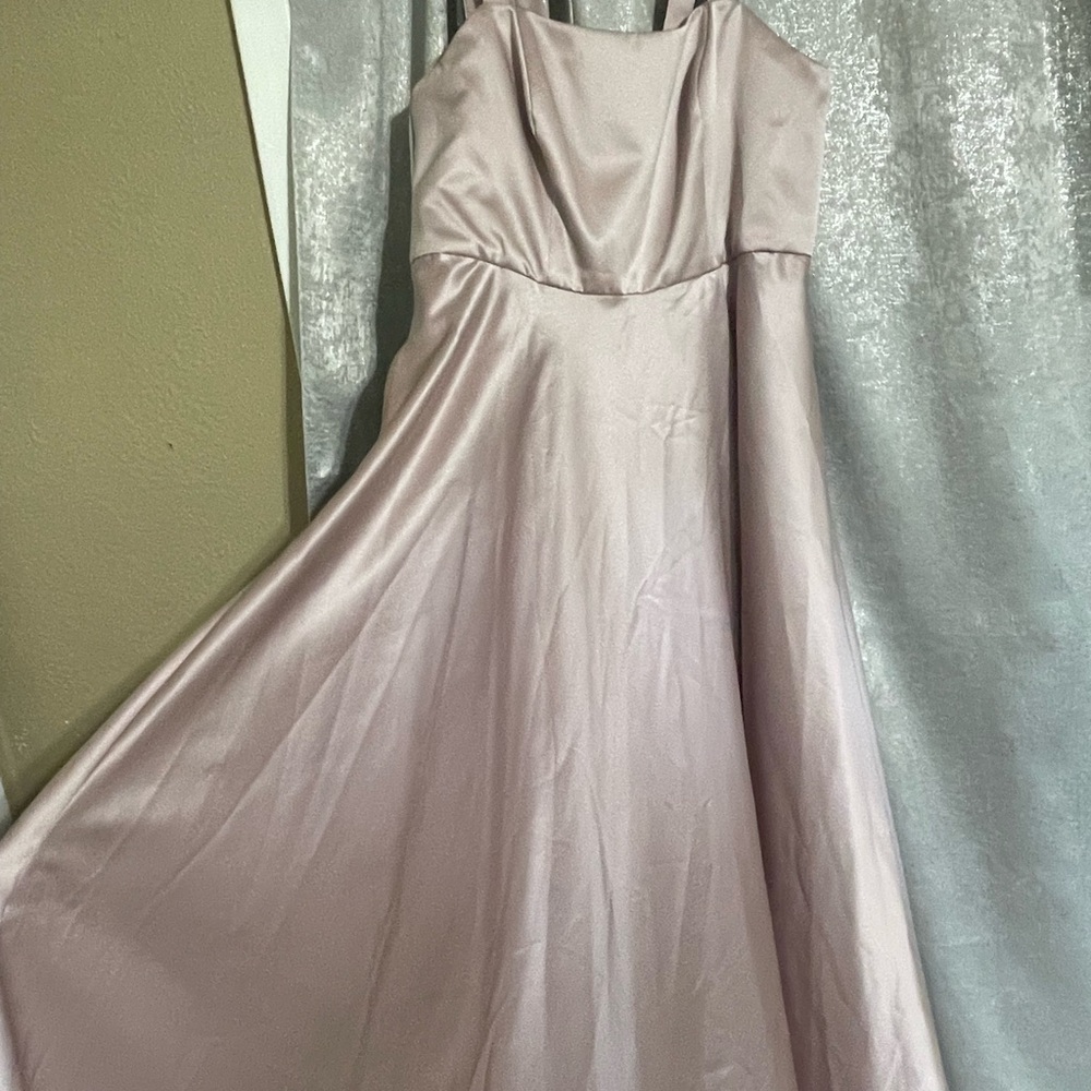 Xscape Strapless Light Pink Dress